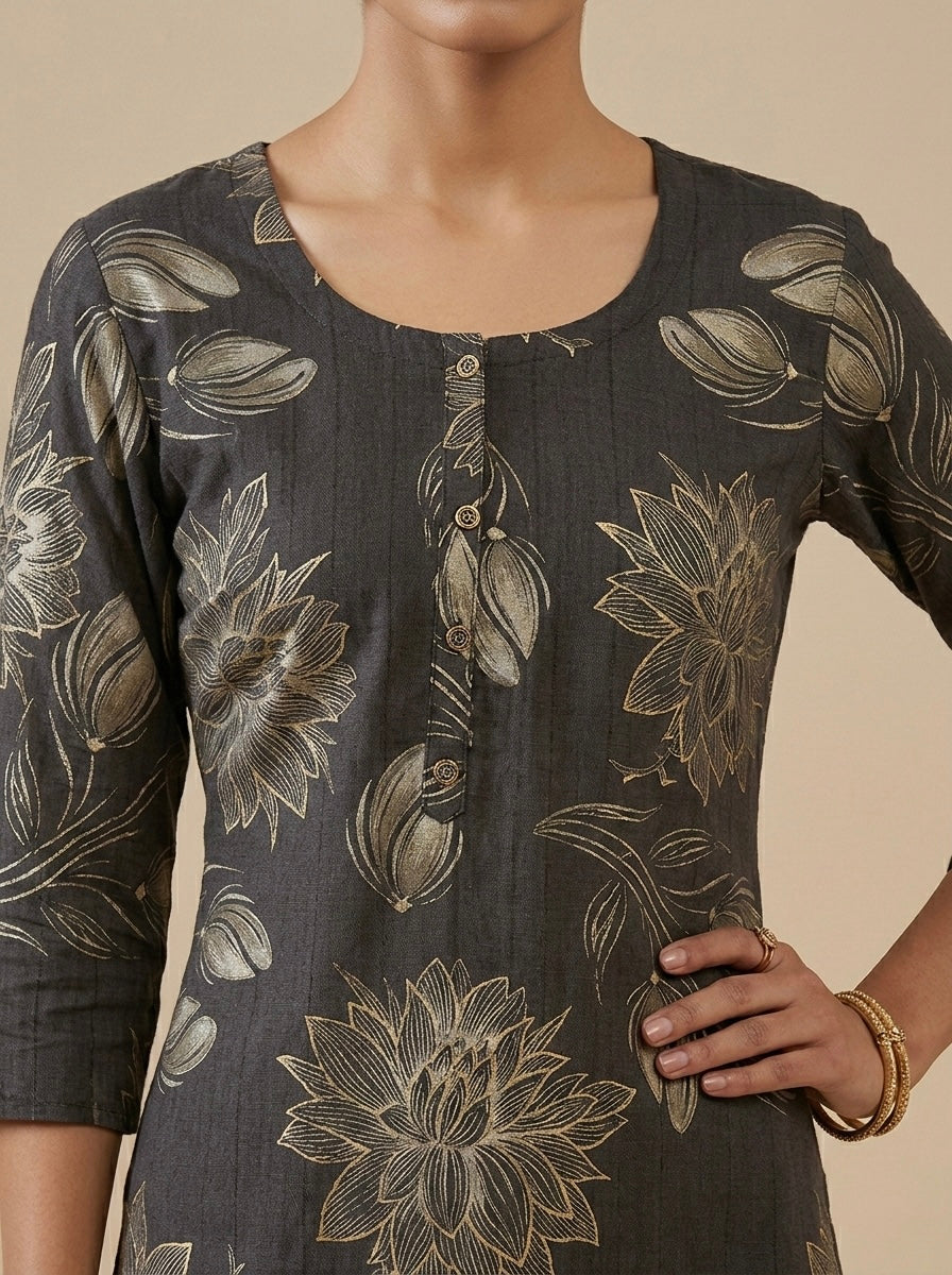 ELEGANT FLORAL TUNIC KURTHI