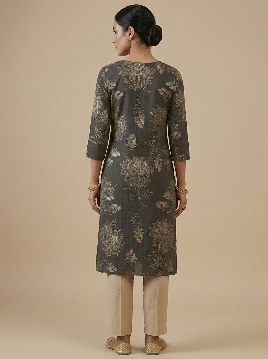 ELEGANT FLORAL TUNIC KURTHI