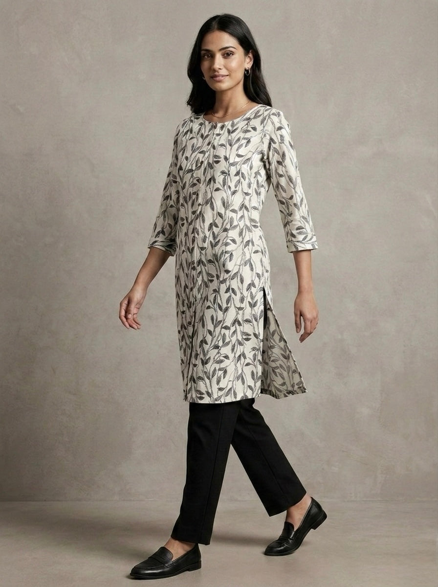 ASSORTED FLORAL & GEOMETRIC PRINT TUNIC KURTHI