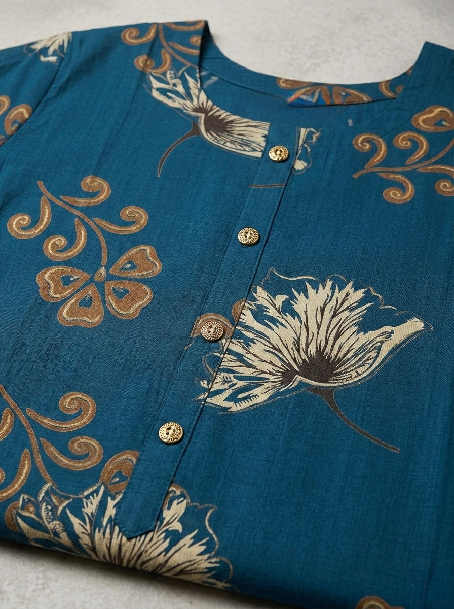 CURATED FLORAL TUNIC KURTHI