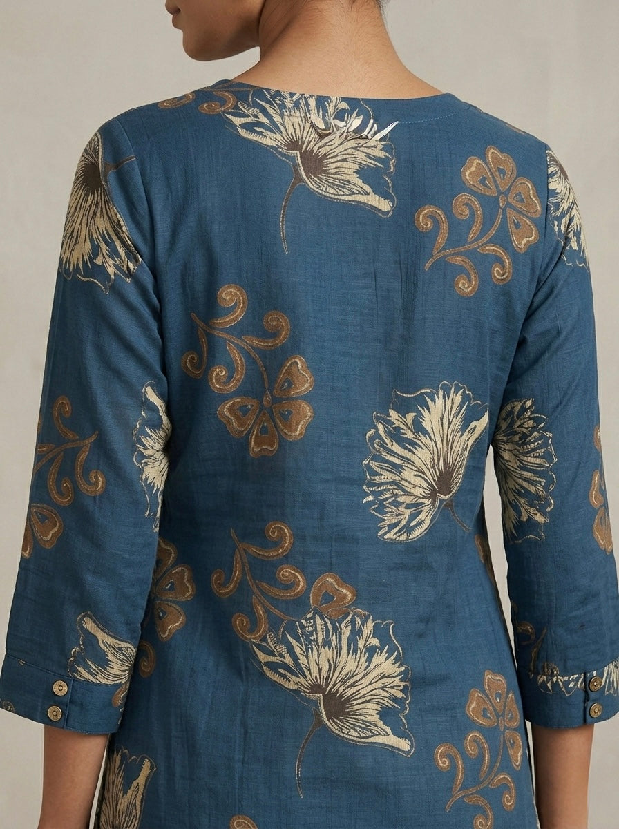 CURATED FLORAL TUNIC KURTHI