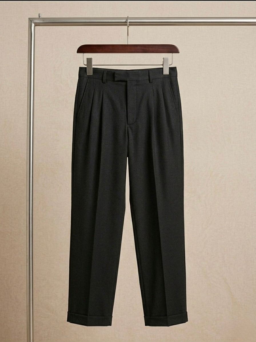 BLACK KOREAN BAGGY FIT PANT IMPORTED