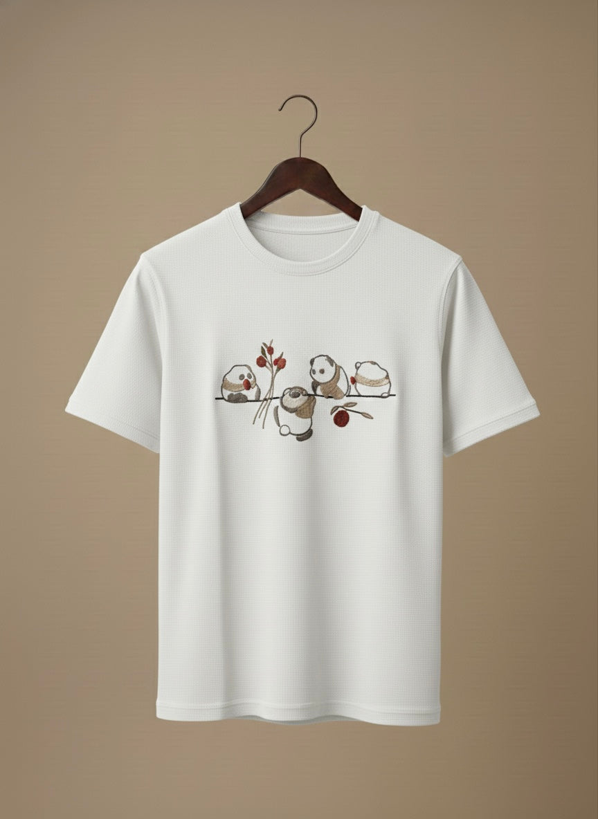 CREWNECK WHITE T-SHIRT