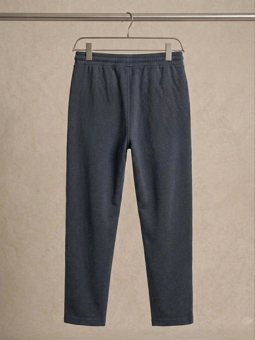 ESSENTIAL HEATHERED GREY TRACK PANT