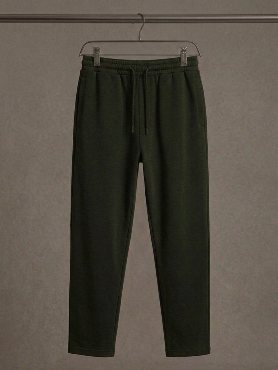 ESSENTIAL MILITARY GREEN TRACK PANT