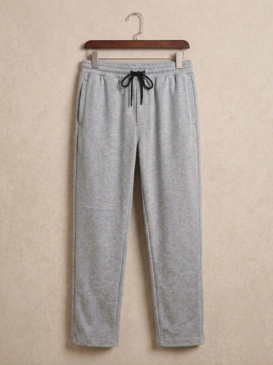 ESSENTIAL LIGHT GREY PINSTRIPE TRACK PANT