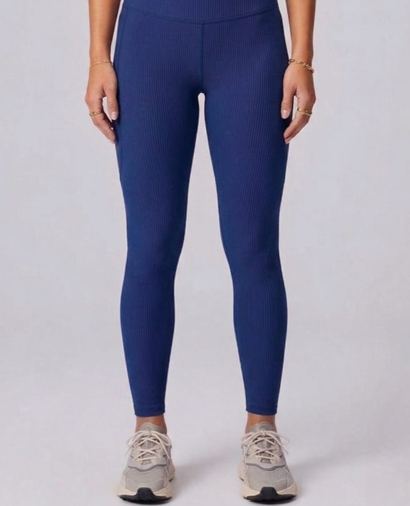 COTTON ANKLE FIT LEGGIN ROYAL BLUE