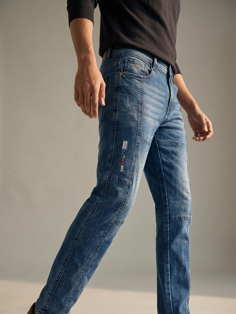 ARCHITECTURAL SLIM-STRAIGHT JEANS