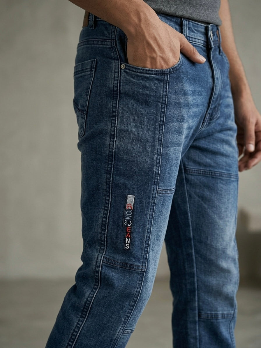 ARCHITECTURAL SLIM-STRAIGHT JEANS