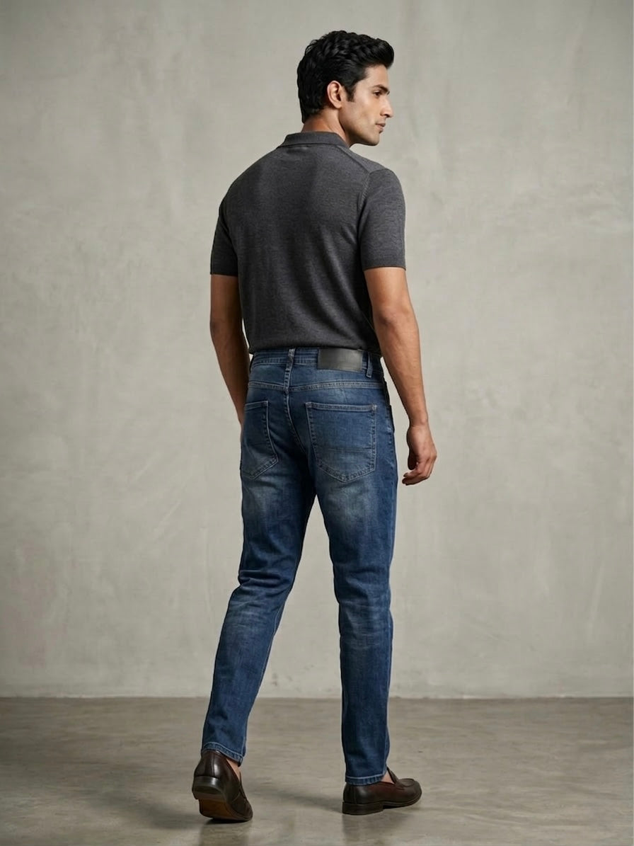 ARCHITECTURAL SLIM-STRAIGHT JEANS