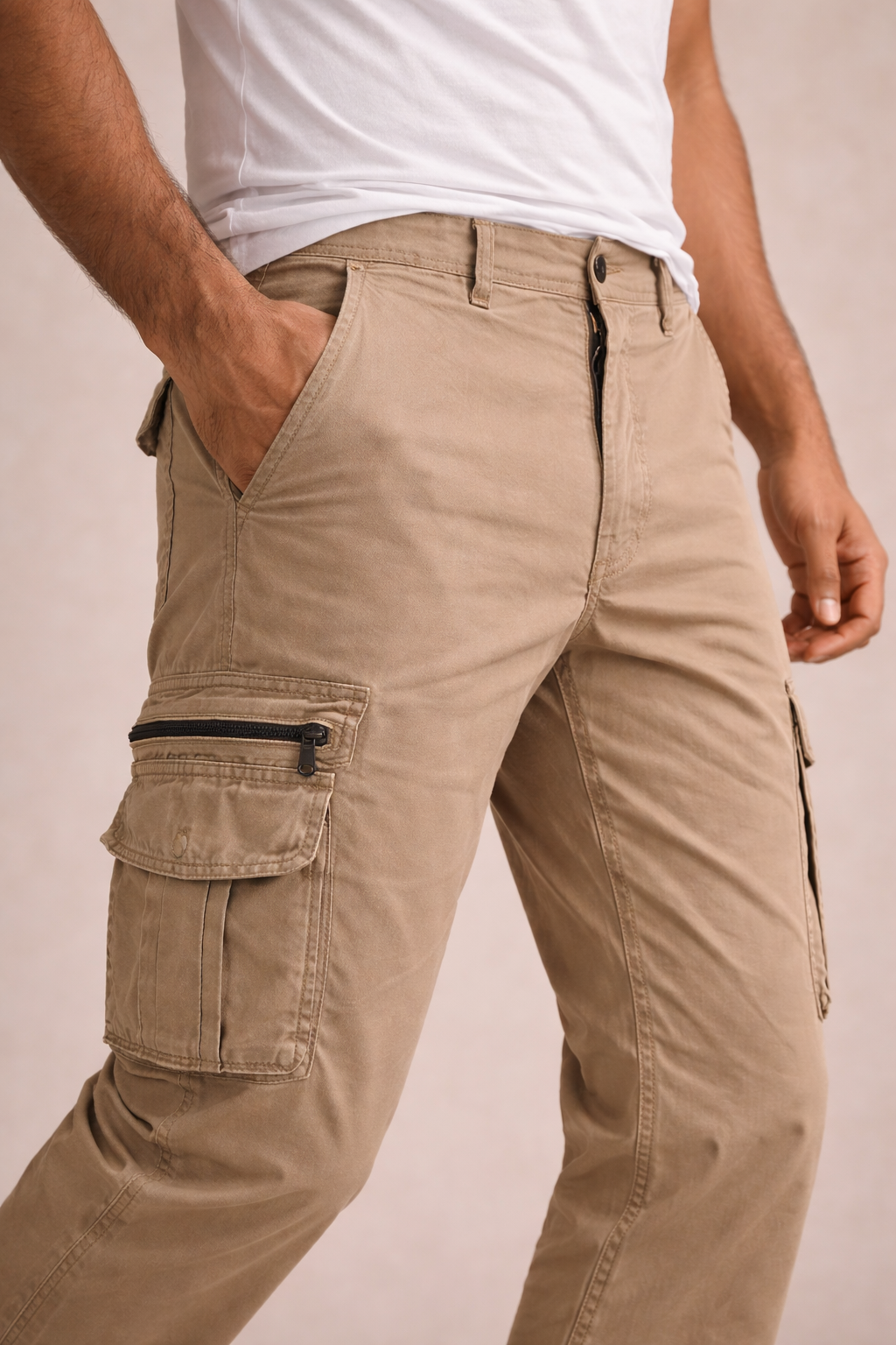 CRAFTED KHAKI CARGOES