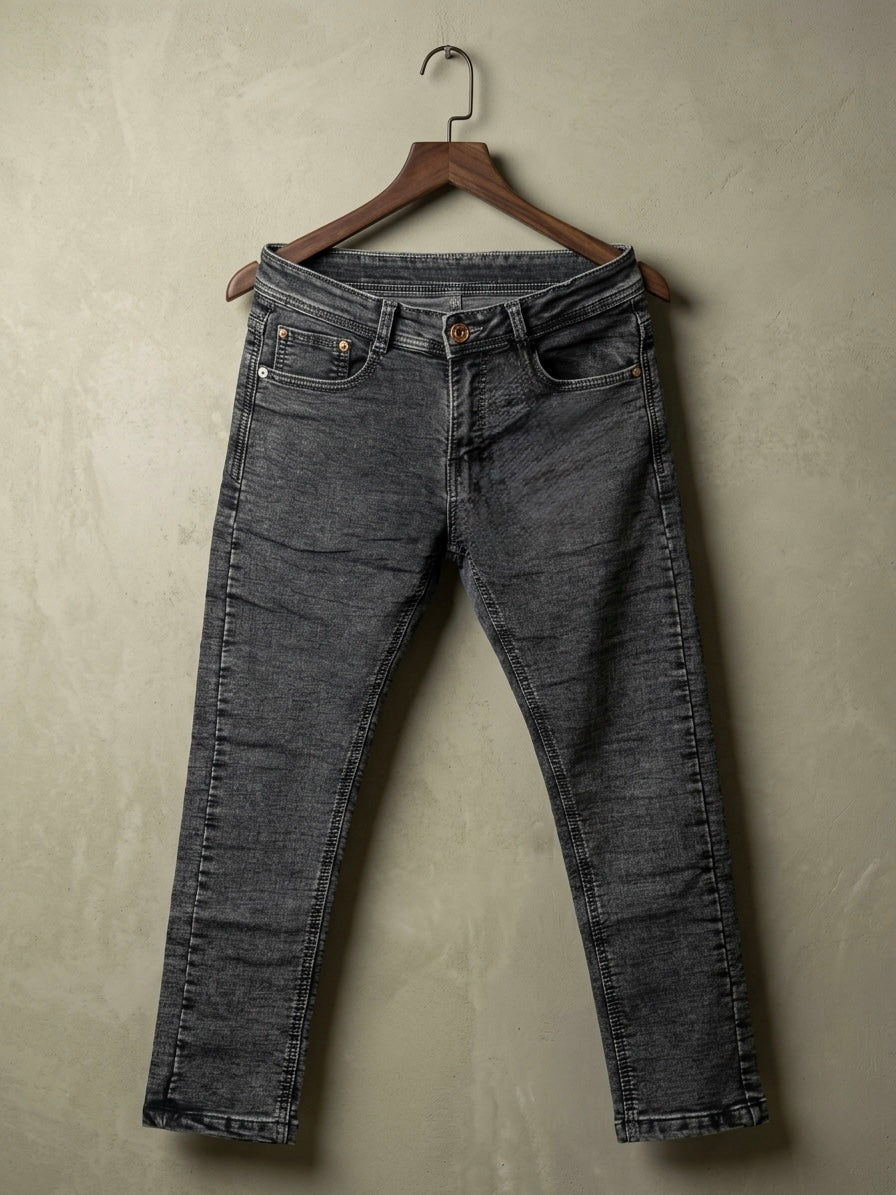 STATIC SLATE ACID-WASH JEANS