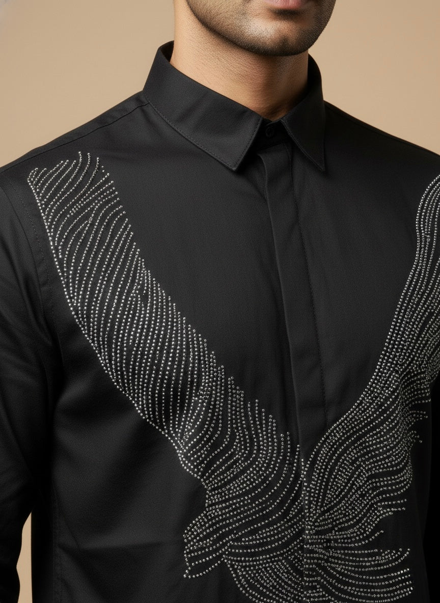 DIAMOND EAGLE ON BLACK