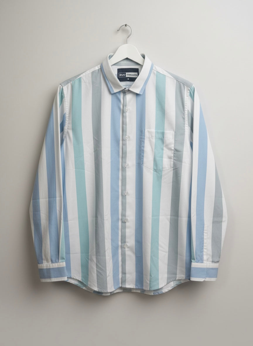 PALLATE STRIPES ON WHITE