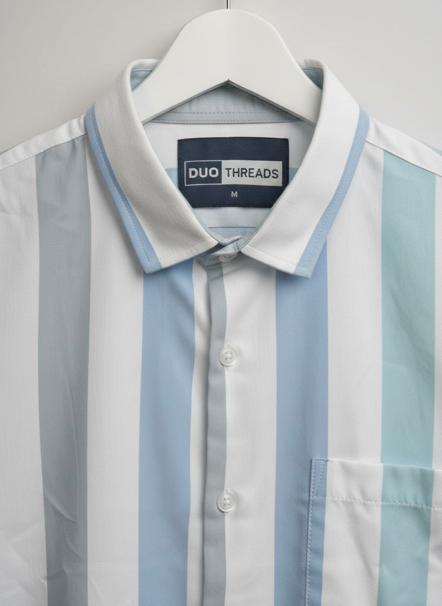 PALLATE STRIPES ON WHITE