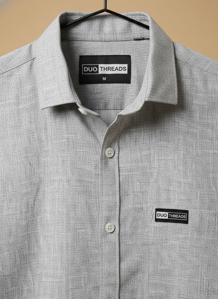 THE GRANITE ESSENTIAL LINEN MEAVE SHIRT