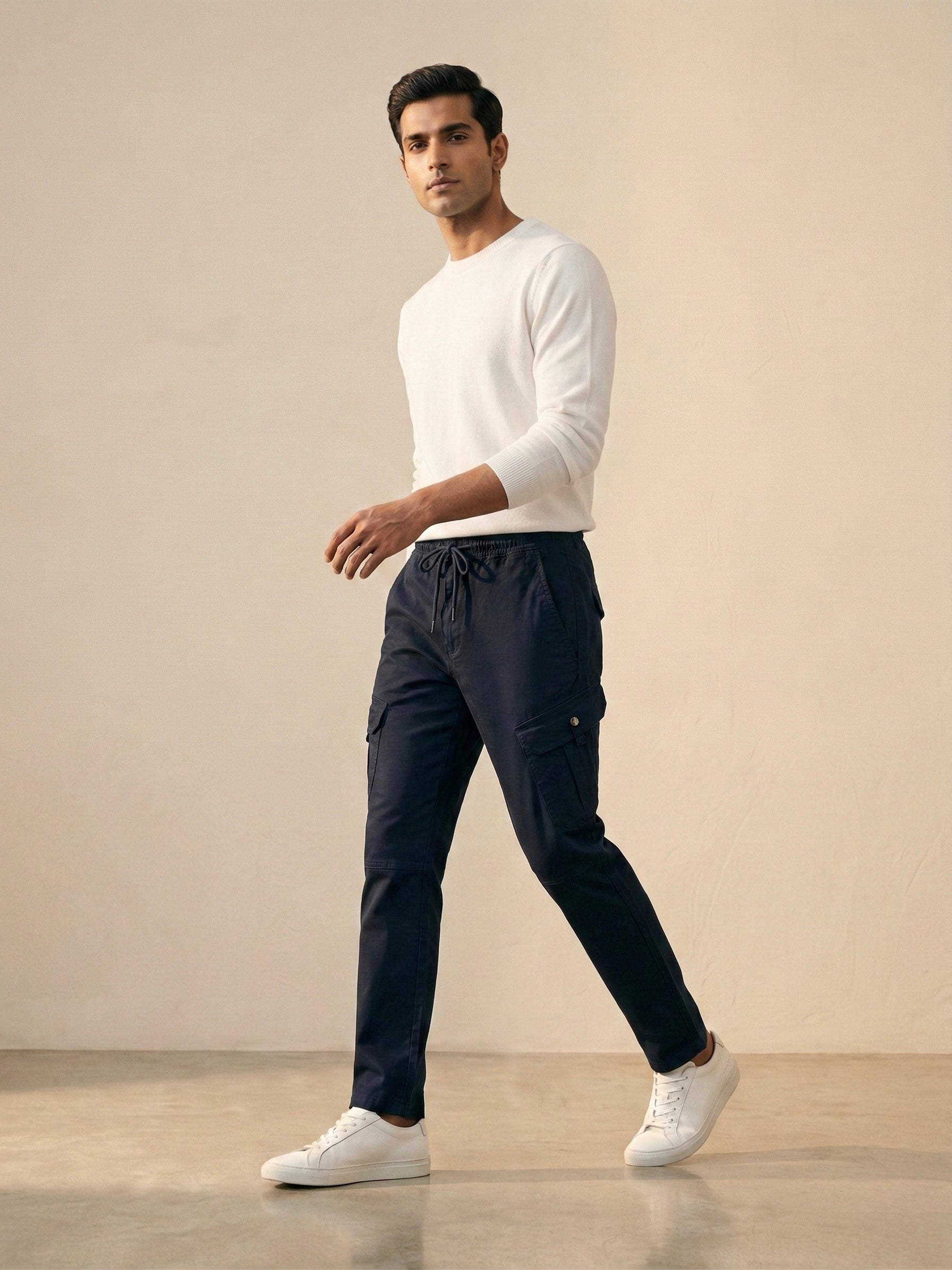 A VERSATILE NAVY BLUE CARGO