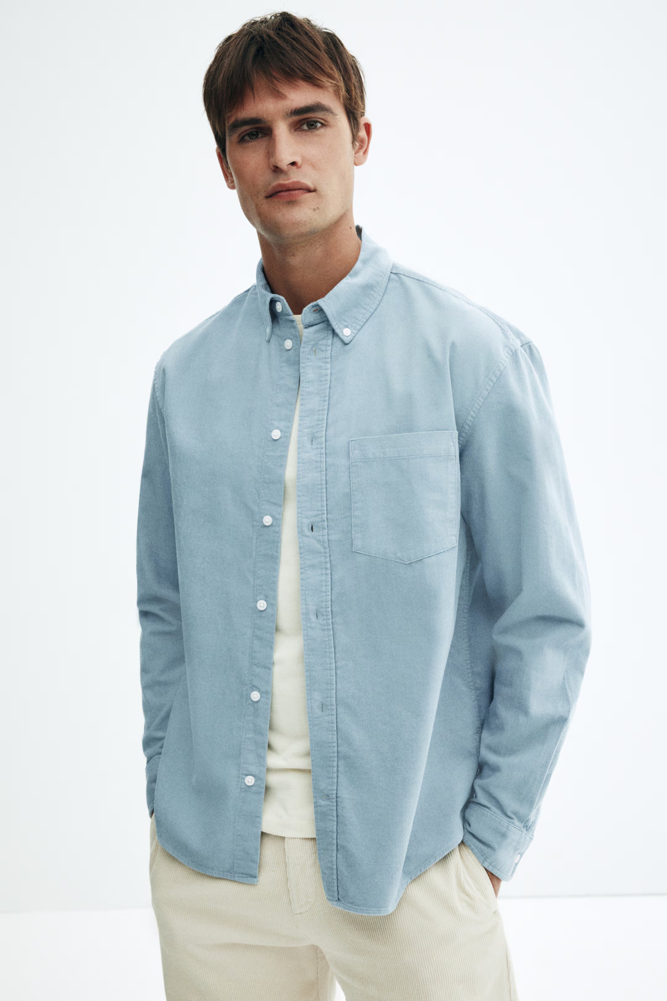 Regular Fit Corduroy shirt
